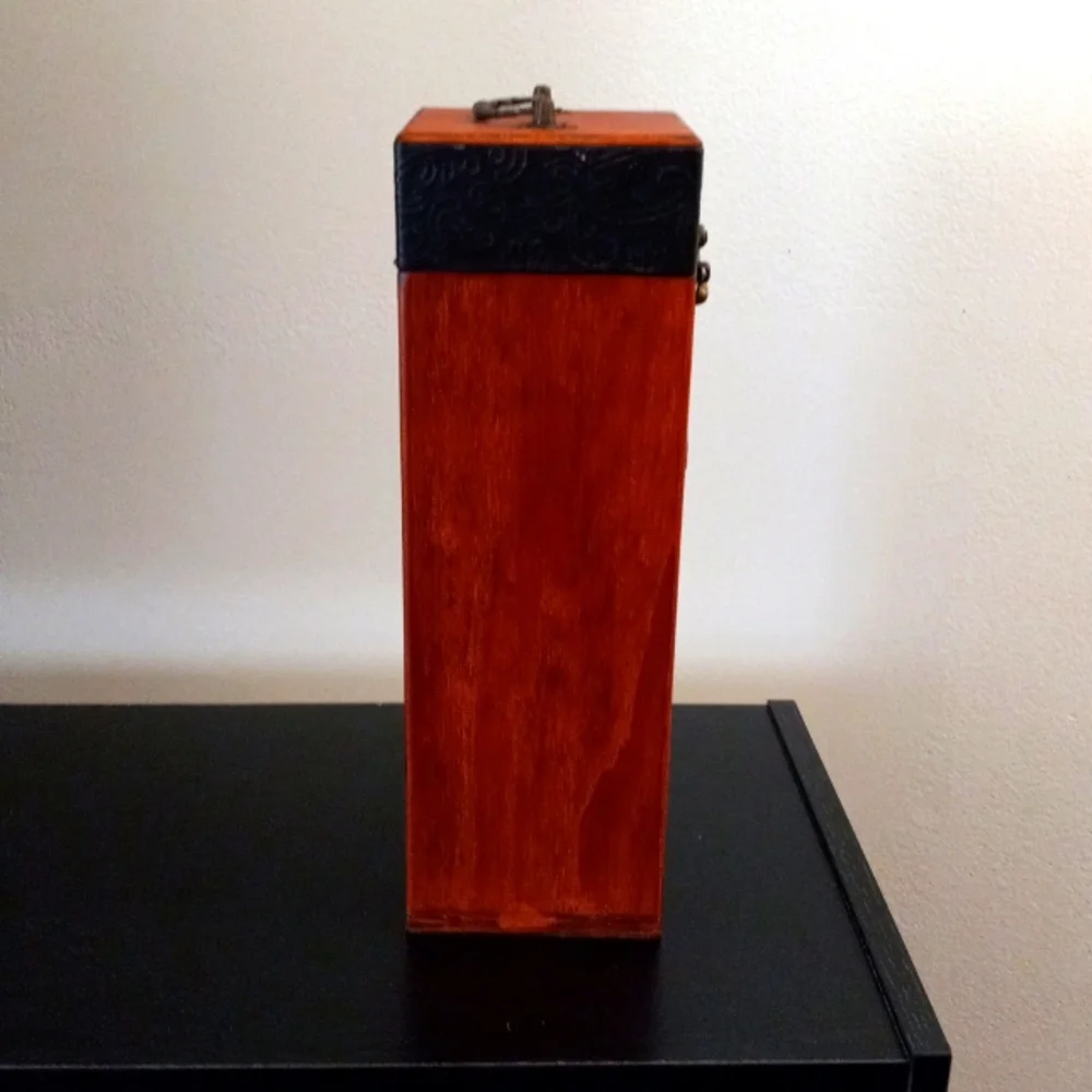 Wine Bottle Decorative Wood Box 750ml